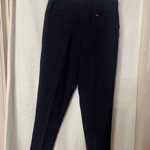 Liz Claiborne, Classic Navy Women’s Dark Navy Trousers, Size 12